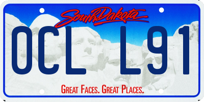 SD license plate 0CLL91
