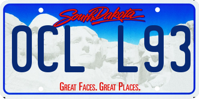 SD license plate 0CLL93