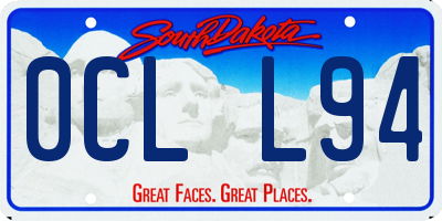 SD license plate 0CLL94