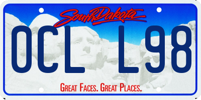 SD license plate 0CLL98