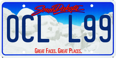 SD license plate 0CLL99