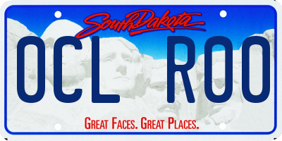 SD license plate 0CLR00