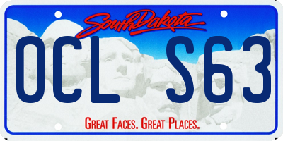 SD license plate 0CLS63