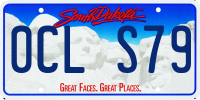 SD license plate 0CLS79