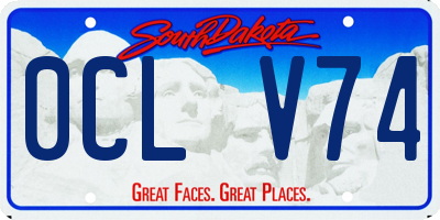 SD license plate 0CLV74