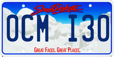 SD license plate 0CMI30