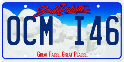 SD license plate 0CMI46