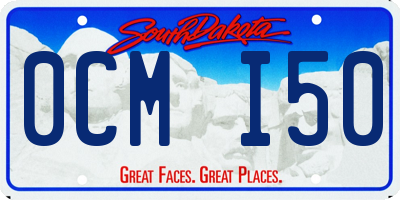 SD license plate 0CMI50