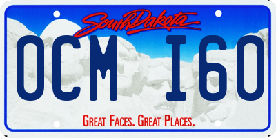 SD license plate 0CMI60