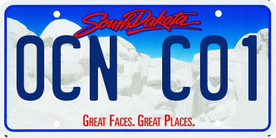 SD license plate 0CNC01