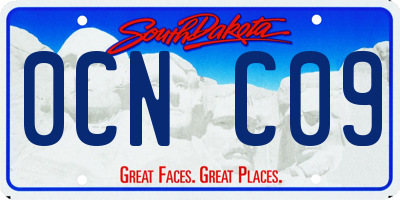 SD license plate 0CNC09