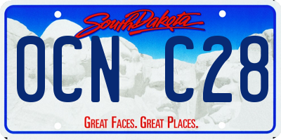 SD license plate 0CNC28