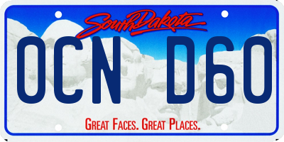 SD license plate 0CND60