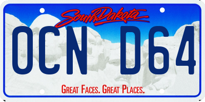SD license plate 0CND64