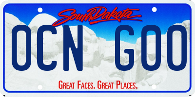 SD license plate 0CNG00