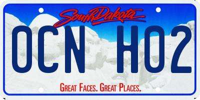 SD license plate 0CNH02