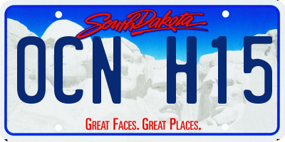 SD license plate 0CNH15