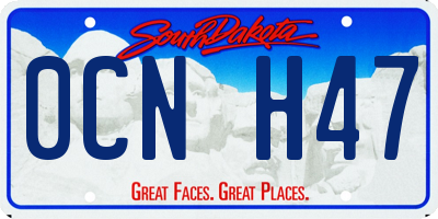 SD license plate 0CNH47