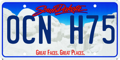SD license plate 0CNH75