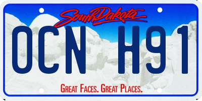 SD license plate 0CNH91