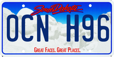 SD license plate 0CNH96