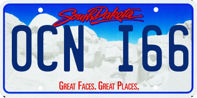 SD license plate 0CNI66