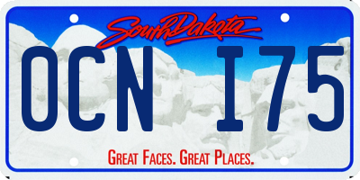 SD license plate 0CNI75