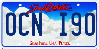 SD license plate 0CNI90