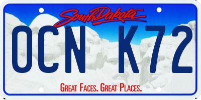 SD license plate 0CNK72
