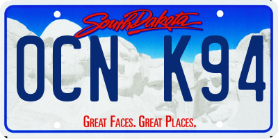 SD license plate 0CNK94