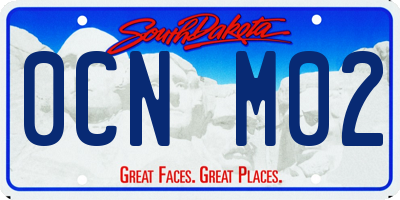 SD license plate 0CNM02