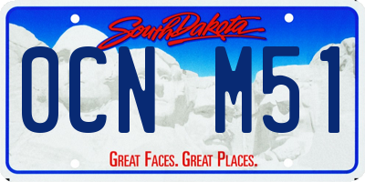 SD license plate 0CNM51