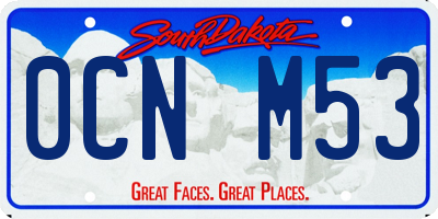 SD license plate 0CNM53