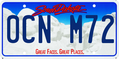 SD license plate 0CNM72