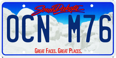 SD license plate 0CNM76