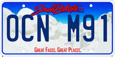 SD license plate 0CNM91