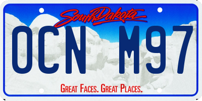 SD license plate 0CNM97
