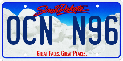 SD license plate 0CNN96