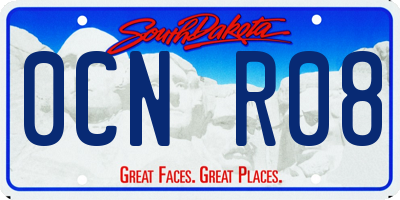 SD license plate 0CNR08