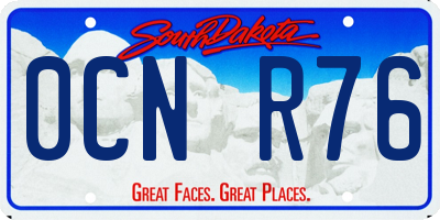 SD license plate 0CNR76