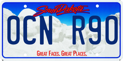 SD license plate 0CNR90