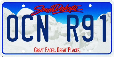 SD license plate 0CNR91