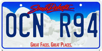 SD license plate 0CNR94