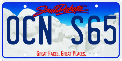 SD license plate 0CNS65