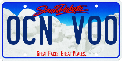 SD license plate 0CNV00