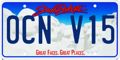 SD license plate 0CNV15