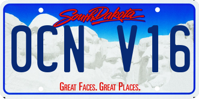 SD license plate 0CNV16
