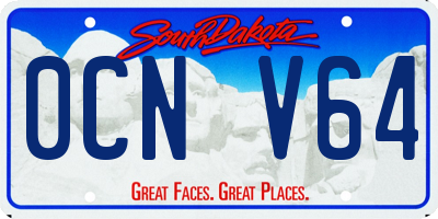 SD license plate 0CNV64