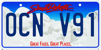 SD license plate 0CNV91