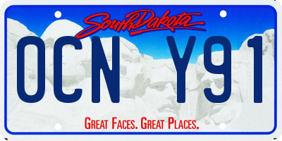 SD license plate 0CNY91